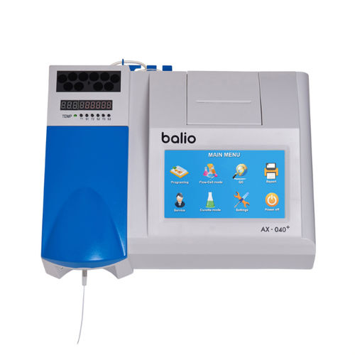 Analizador de bioquímica semiautomático - AX-040+ - Balio Diagnostics - de mesa / de células / con pantalla táctil