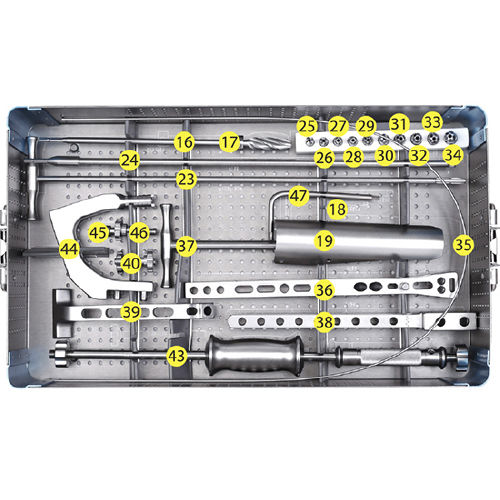 Kit de instrumentos para fractura femoral - 1200-08 - Orthopromed