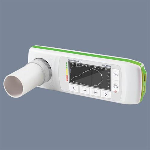 Espirómetro conectado - SPIROBANK II - JFB International - portátil de mano / con conexión USB