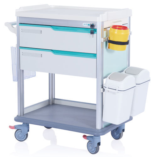Carro médico - W3902 - Sichuan Yufeng Medical Equipment Co., Ltd. - de hospital / de medicamentos / para desechos