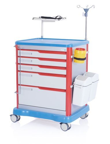 Carro médico - W3702 - Sichuan Yufeng Medical Equipment Co., Ltd. - de hospital / de emergencia / para cuidados intensivos