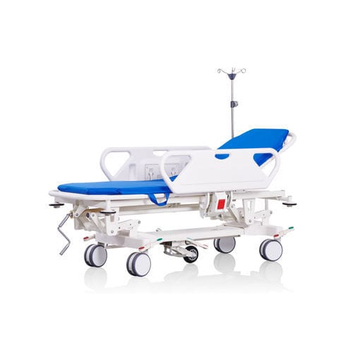 Carro camilla de transporte - J3703 - Sichuan Yufeng Medical Equipment Co., Ltd. - para traslado de pacientes / de transferencia / manual