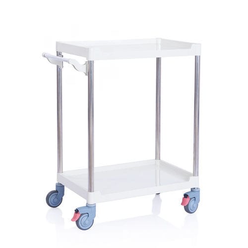 Carro médico - W3932 - Sichuan Yufeng Medical Equipment Co., Ltd. - para instrumental / de plástico / 2 estantes