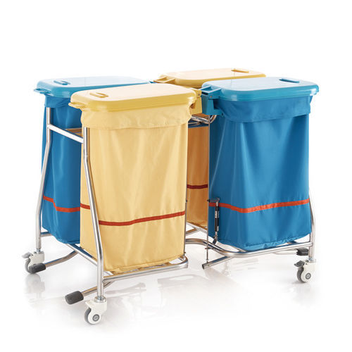 Carro para bolsas para ropa sucia - N1705 - Sichuan Yufeng Medical Equipment Co., Ltd. - médico / de hospital / para quirófano