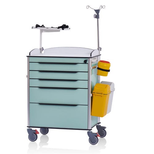 Carro médico - W3610 - Sichuan Yufeng Medical Equipment Co., Ltd. - de emergencia / de hospital / para transporte