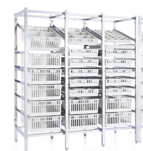 Estantería modular - P3904 - Sichuan Yufeng Medical Equipment Co., Ltd. - de farmacia / de esterilización / de acero inoxidable