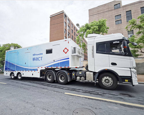 Sala móvil de radiología para escáner de rayos X - Semi-Trailer - MinFound Medical Systems