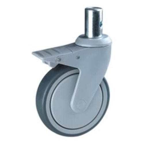 Rueda para carro médico - P93GSB-4 - Xinchen Caster Wheels - para cama de hospital / para camilla / con freno