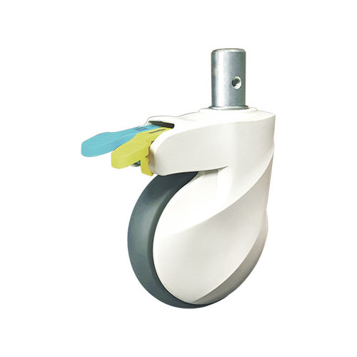 Ruedecilla para cama de hospital - W30125TPRSB2 - Guanzhou Ylcaster Industry