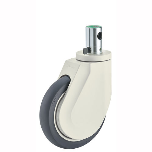 Rueda para cama de hospital - H499-3A150UPB(3FN) - Haion Caster - para camilla / con freno / giratoria