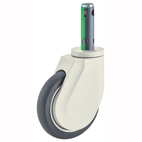 Rueda para camilla - H499-1A150UPB(3FN) - Haion Caster - para cama de hospital / giratoria / con freno