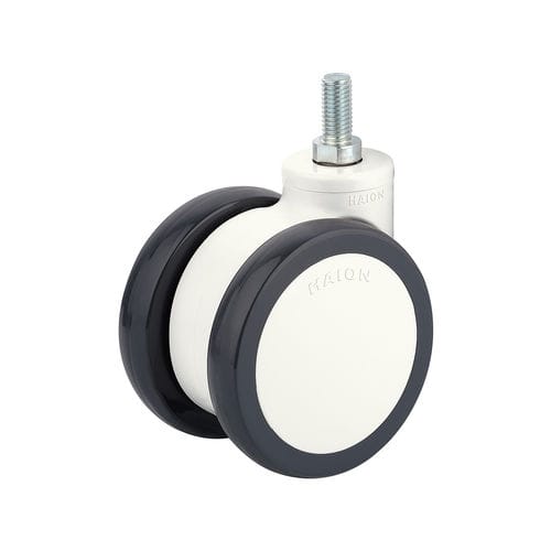 Rueda para carro médico - H322-4T100UNB - Haion Caster - para cama de hospital / giratoria