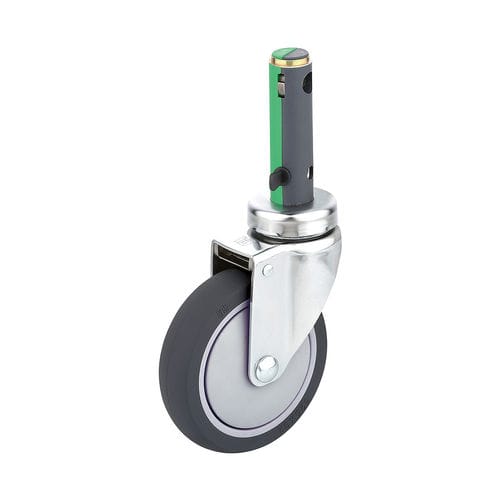 Rueda para camilla - H391A-1A100UPB(3FN) - Haion Caster - para cama de hospital / giratoria / con freno