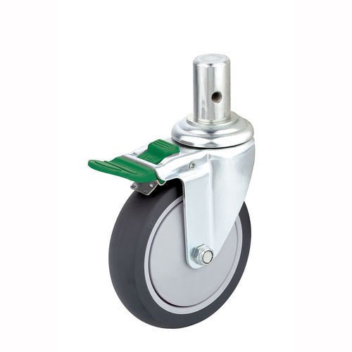 Rueda para carro médico - H382-6S200TPB/D - Haion Caster - con freno / de caucho