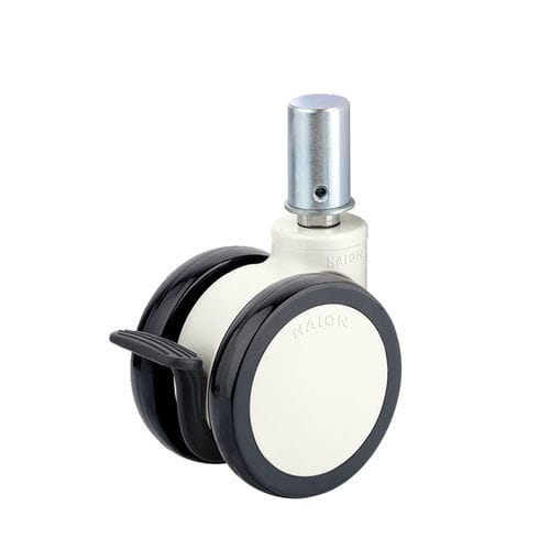 Rueda de poliuretano - H322-6S100UNB/D - Haion Caster - con freno / giratoria