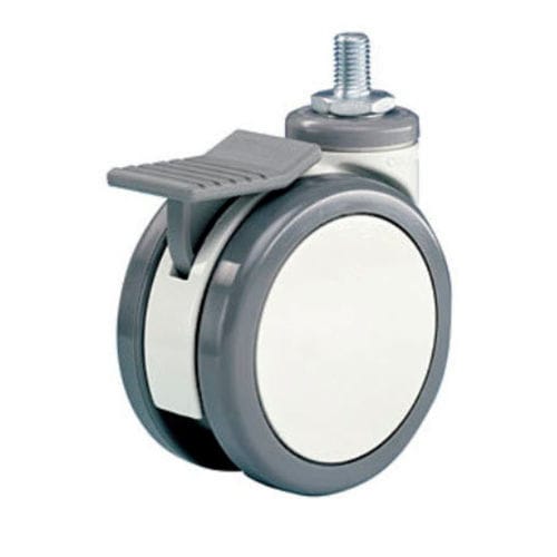 Rueda para cama de hospital - PlasTech - Revvo Casters - de poliuretano / giratoria