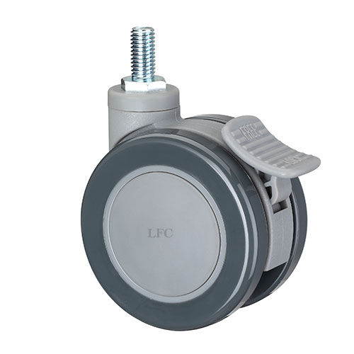 Rueda de poliuretano - M422-DT - Longfen Caster - de poliamida / con freno