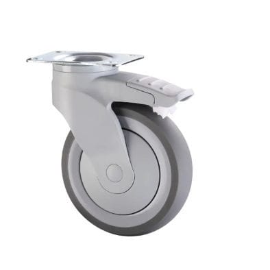 Rueda con freno - M150-1 series - Longfen Caster - de polipropileno