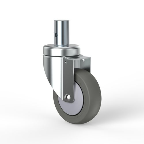 Rueda para cama de hospital - T03PEP100D04B - TKS Casters - giratoria