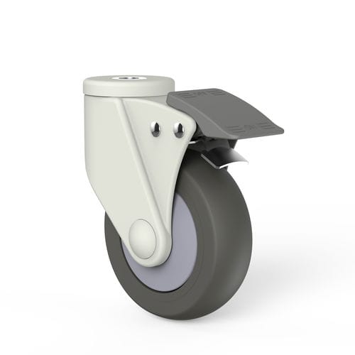 Rueda de poliamida - 4TPEPB2KA - TKS Casters - con freno / giratoria