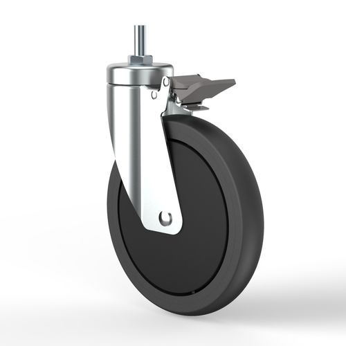 Rueda para camilla - 8ELPA7GA - TKS Casters - con freno / giratoria