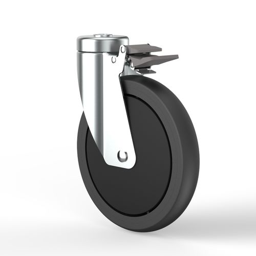 Rueda para camilla - 8ELPB2GA - TKS Casters - con freno / giratoria