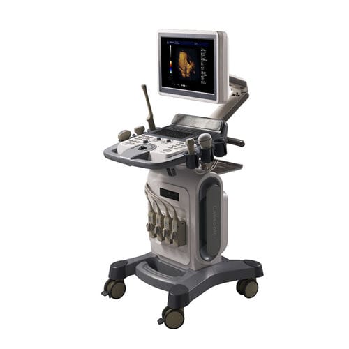 Ecógrafo con soporte - K18 - Wuxi Cansonic Medical - para ecografía polivalente / para ecografía cardiovascular / para ecografía urológica