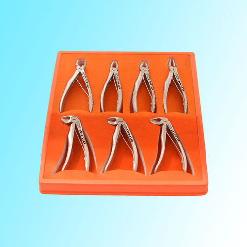 Kit de instrumentos para la traumatología pediátrica - 1210-1200 - New Surgical Instruments Co. - para cirugía dental / para extracción dental