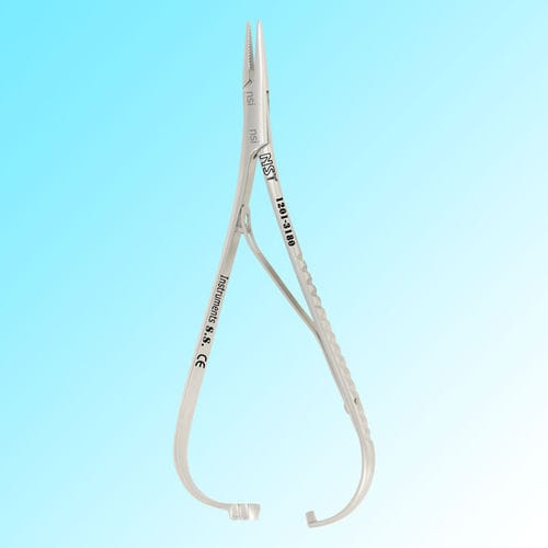 Portaagujas para cirugía dental - 1201-3180 - New Surgical Instruments Co. - de Mathieu / de carburo de tungsteno