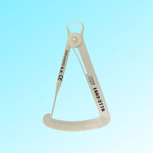 Calibrador para odontología - 1603-2776 - New Surgical Instruments Co. - de Iwanson / recto / de esfera