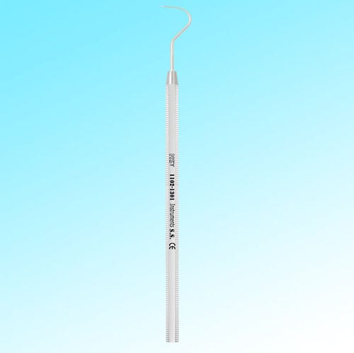 Sonda dental de diagnóstico - 1102-1301 - New Surgical Instruments Co. - simple / de acero inoxidable