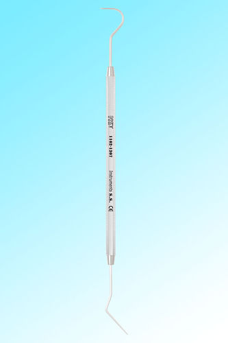 Sonda dental de diagnóstico - 1102-1307 - New Surgical Instruments Co. - doble / de acero inoxidable
