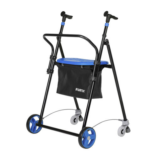 Andador con ruedas con 4 ruedas - AIR-ON Plus - Forta - Fabricaciones Ortopédicas Albacete - con asiento / con canasta / con reposabrazos