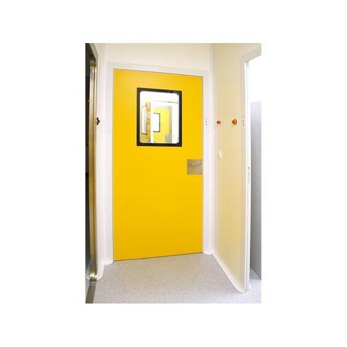 Puerta de protección - FLUSH - Albian Group - para sala blanca / abatible / pivotante