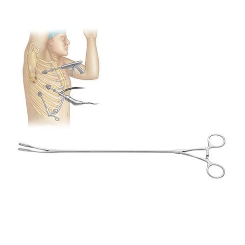 Pinza quirúrgica - 813.635.01m - Zhejiang Geyi Medical Instrument - toracoscópica / abrazadera / DeBakey