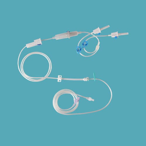 Set de perfusión sanguínea - IVP-066 - Taizhou Safefusion Medical Instruments - con cámara de goteo / con conector en Y / con grifo