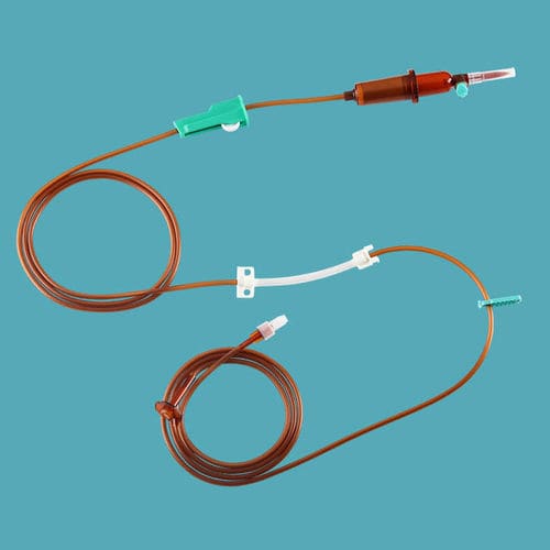 Set de perfusión quimioterapia - IVP-070 - Taizhou Safefusion Medical Instruments - con cámara de goteo / con conector en Y / con grifo