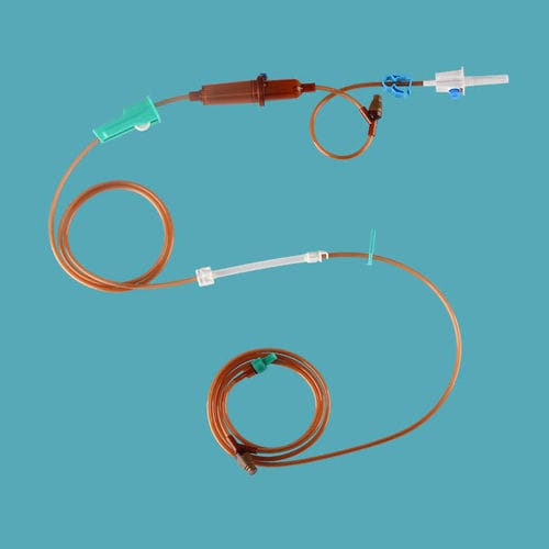 Set de perfusión quimioterapia - IVP-071 - Taizhou Safefusion Medical Instruments - con cámara de goteo / con conector en Y / con grifo