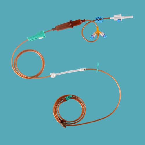 Set de perfusión quimioterapia - IVP-072 - Taizhou Safefusion Medical Instruments - con cámara de goteo / con conector en Y / con grifo