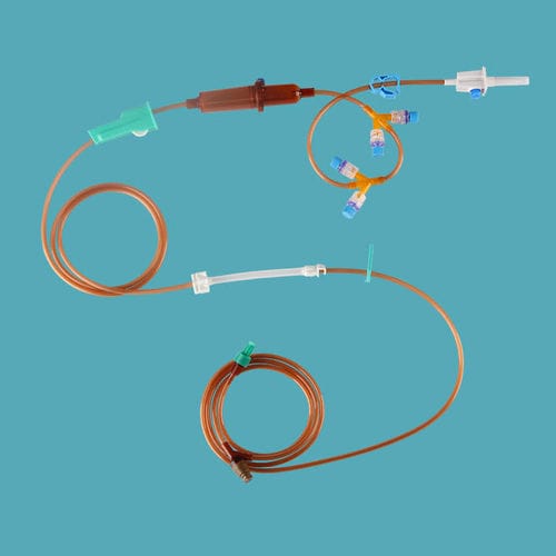 Set de perfusión quimioterapia - IVP-073 - Taizhou Safefusion Medical Instruments - con cámara de goteo / con conector en Y / con grifo