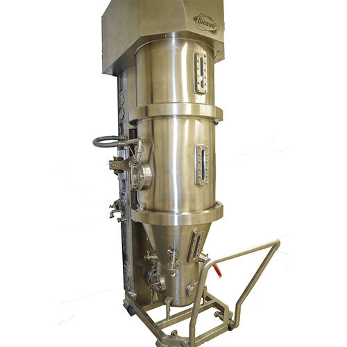 Granuladora para la industria farmacéutica - CAP 10-80 RC - Diosna Dierks und Söhne - de laboratorio / piloto / de lecho fluidizado