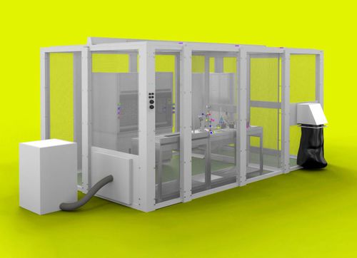 Sala de aislamiento para laboratorio farmacéutico - ISOLA LAB - MITEC - de biocontención / para investigación médica / flexible