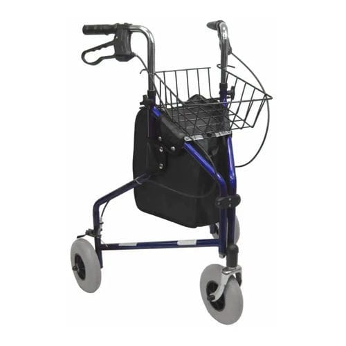 Andador con ruedas 3 ruedas - R-3600 - Karman Healthcare - marco de acero / con canasta / de altura regulable