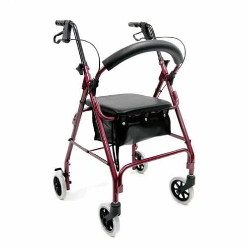 Andador con ruedas con 4 ruedas - R-4600 - Karman Healthcare - marco de aluminio / con asiento / de altura regulable