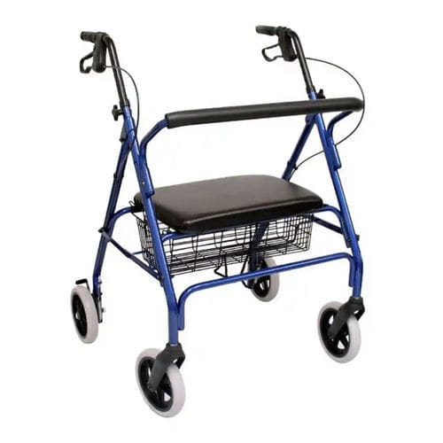 Andador con ruedas con 4 ruedas - R-4700 - Karman Healthcare - marco de acero / con asiento / de altura regulable