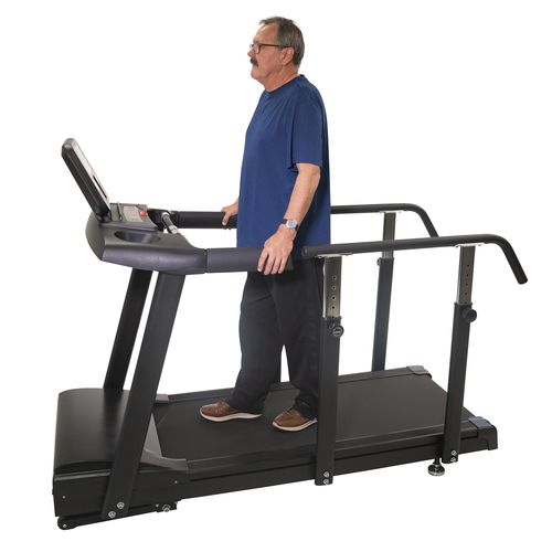 Cinta de correr con baranda - RehabMill  - HealthCare International - con inclinación