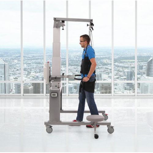 Verticalizador manual - PhysioGait  - HealthCare International - con ruedas / de marcha / con arnés