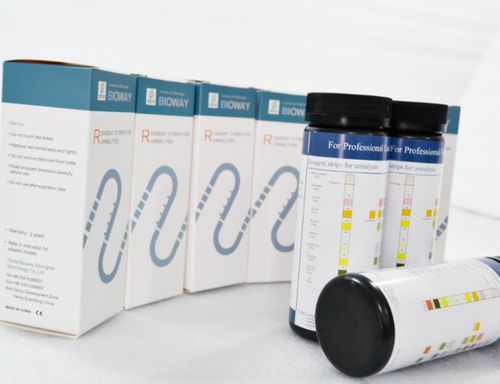 Tira de prueba de enfermedades renales - URS-4H - Bioway Biological Technology Co.,Ltd - de infección de las vías urinarias / de pH / de glucosa