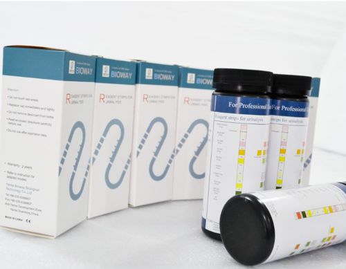 Tira de prueba de enfermedades renales - URS-10F - Bioway Biological Technology Co.,Ltd - de infección de las vías urinarias / para enfermermedades infecciosas / de pH