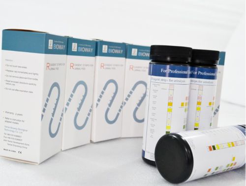Tira de prueba de enfermedades renales - URS-10H - Bioway Biological Technology Co.,Ltd - de infección de las vías urinarias / para enfermermedades infecciosas / de pH